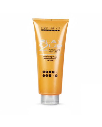 Гель для волосся супер сильної фіксації з термозахистом Exclusive play2up Adrenaline Hair Gel 400 мл