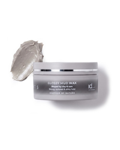 Текстуруючий віск для волосся з глянцевим ефектом Idhair Glossy Mud Wax 100 мл
