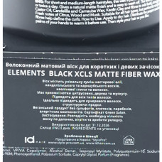 Віск для стайлінгу волосся з матовим ефектом IdHair Black Matte Fiber Wax 100 мл
